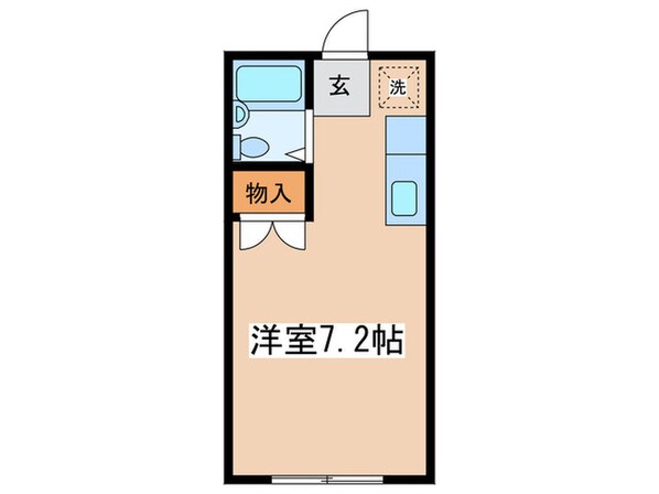 ヤマト南矢名ハウスＡ棟の物件間取画像